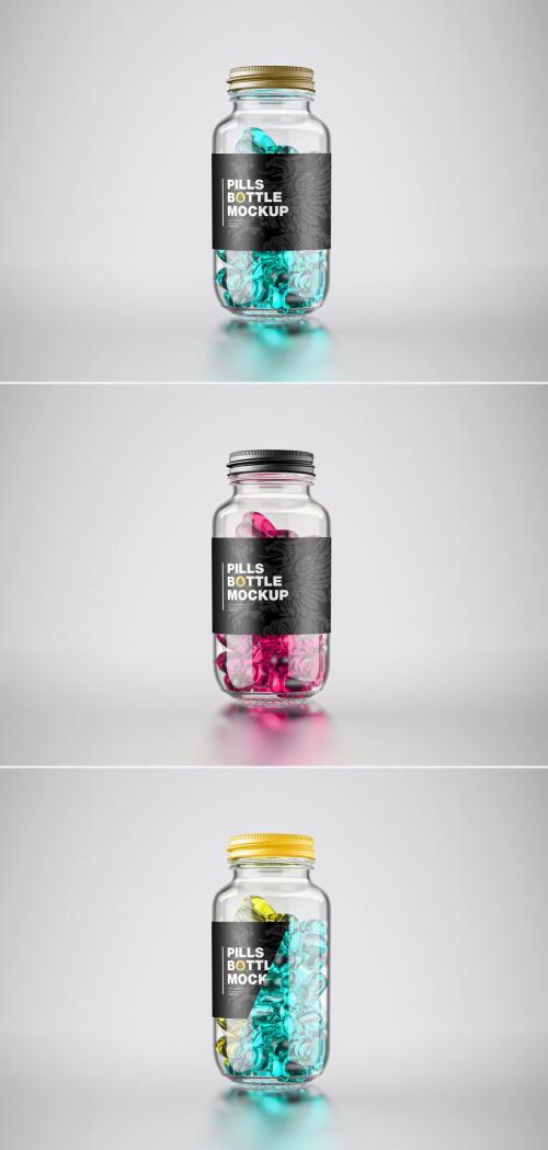 Pills Bottle Mockup