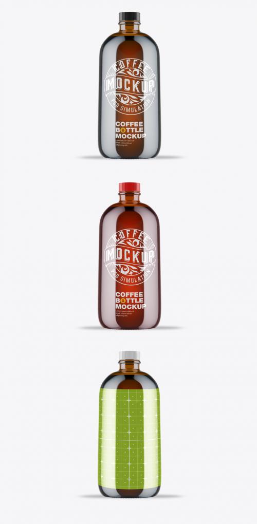 Cold Coffee Bottle Mockup