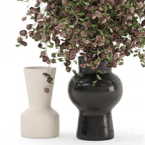 Plants Bouquet Collection In Concrete Pots - Set 1449