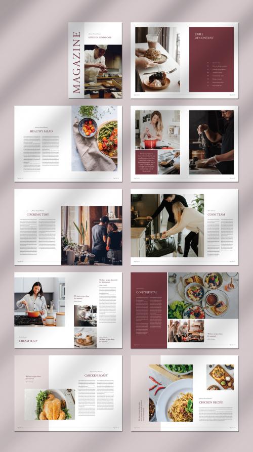 Cookbook Magazine Layout