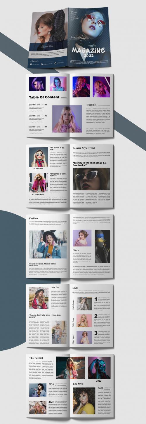 Fashion Magazine Layout Design