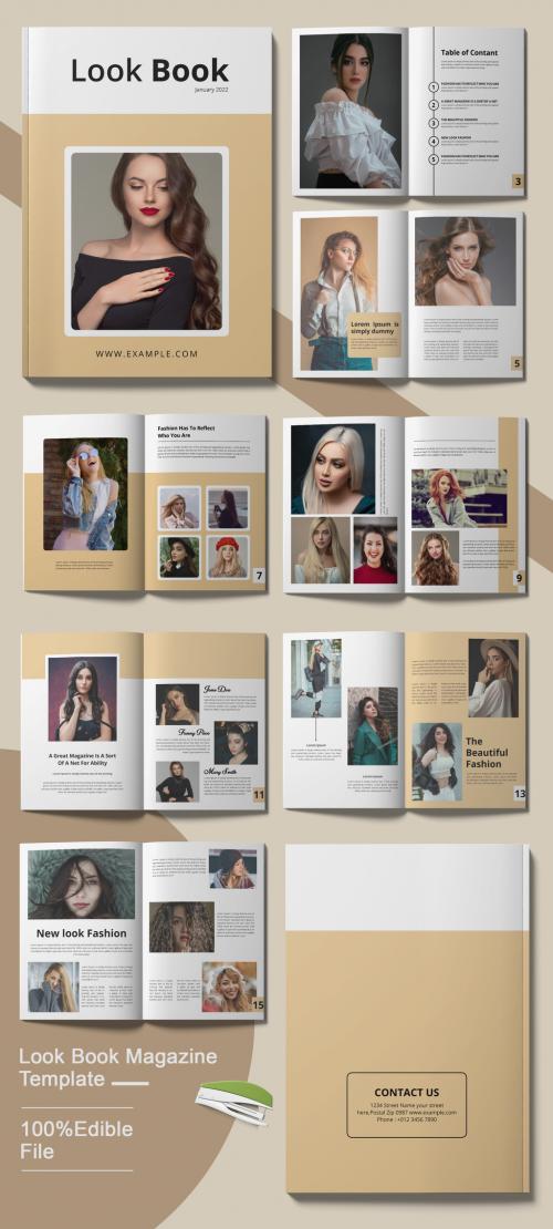 Look Book Layout Magazine Design