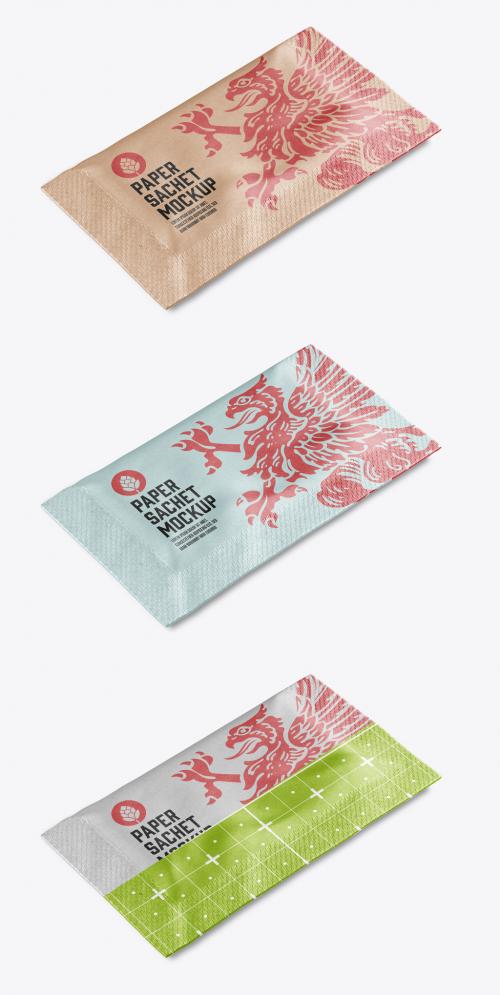 Paper Sachet Mockup