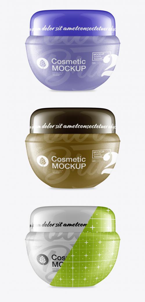 Glossy Cosmetic Jar