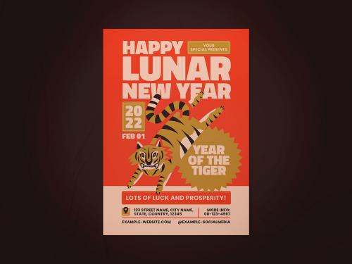 Traditional Lunar New Year Flyer