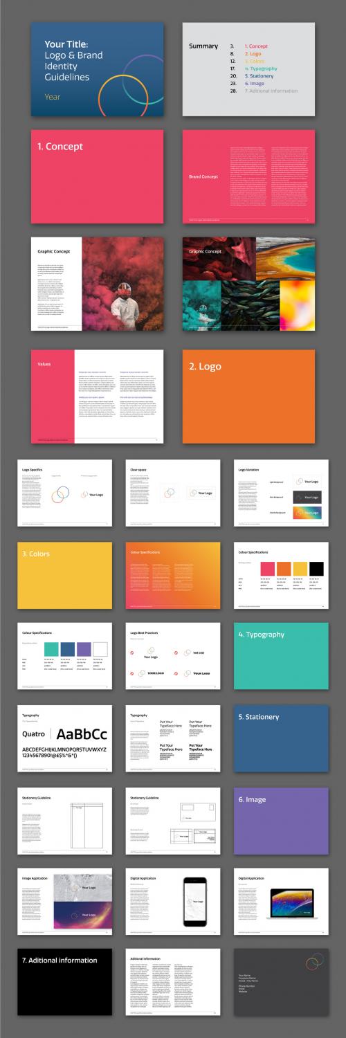 Brand Guidelines Manual Layout