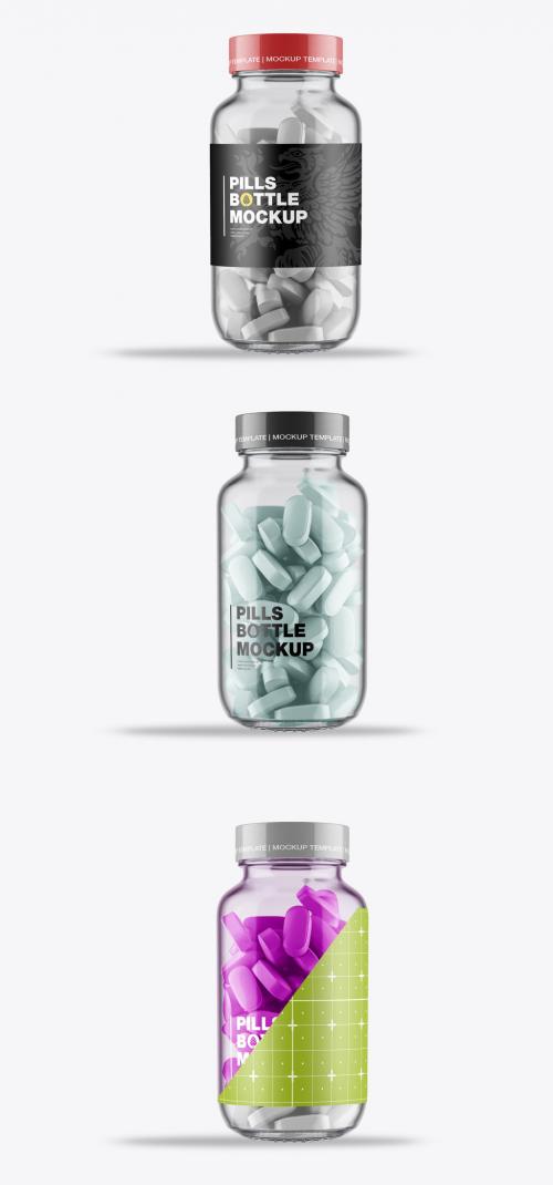 Pills Bottle Mockup