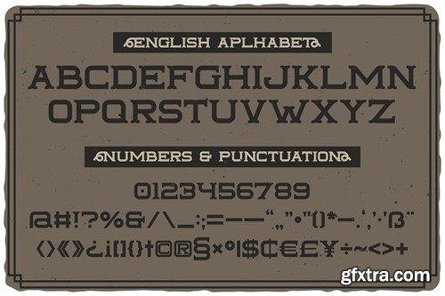 Tailface Vintage Layered Font 275LX9V