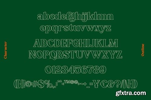 Qufego Stylish Serif Font QJPHNC7