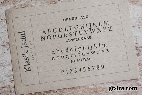 Klasik Jadul | Classic Serif Font T6RT87A