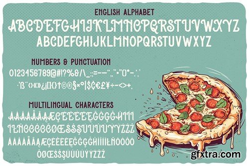 Pizza Gang - Serif & Sans Serif YQKH762