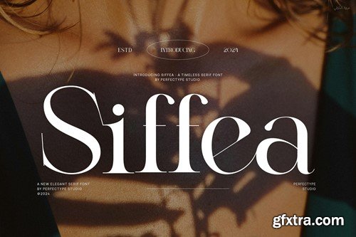 Siffea Elegant Serif Font Typeface AXQ65UX