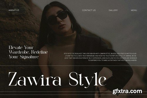 Siffea Elegant Serif Font Typeface AXQ65UX