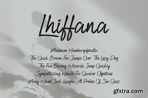 Lhiffana Font FHG6BNH