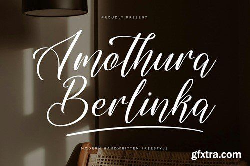 Amothura Berlinka Modern Handwritten Freestyle 8QNJ3YG