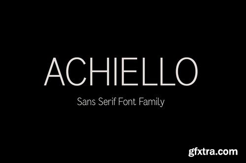 Achiello – Humanist Sans Serif SQZPNMZ