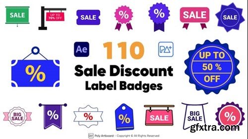 Videohive Sale Discount Label Badges For After Effects 51382739