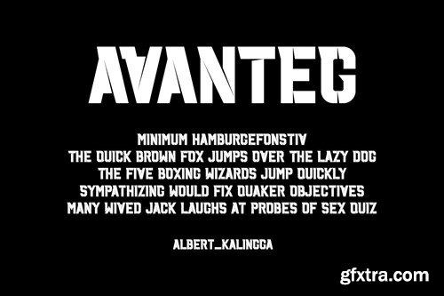 Avanteg Font W2G7DNW