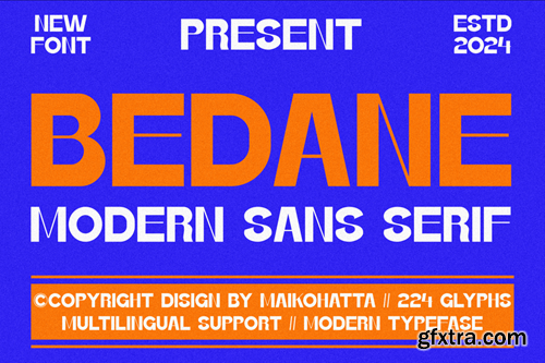 Bedane - Modern Sans Serif JWVD7ND