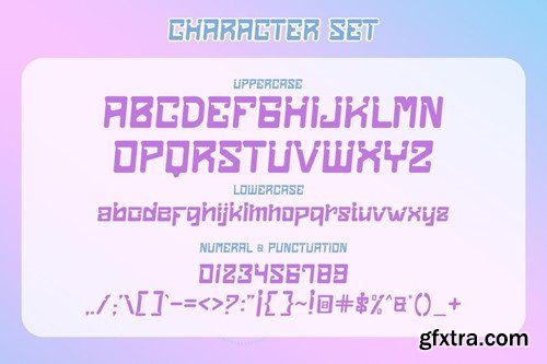 ROBICARD - Y2k Display Typeface TWU79MK