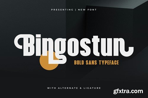 Bingostun - Bold Sans Typeface UWZXBZT