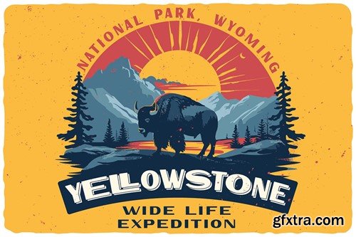 Yellowstone Vintage Poster Font VKAUNJJ