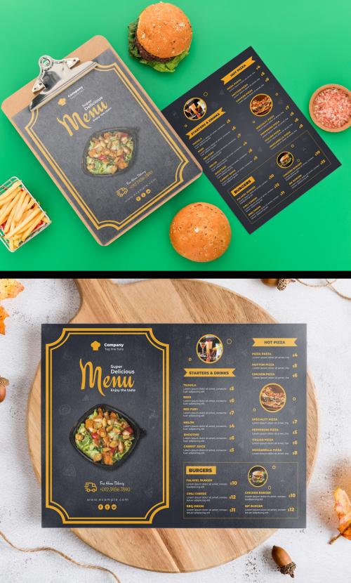 Food Menu Design Layout