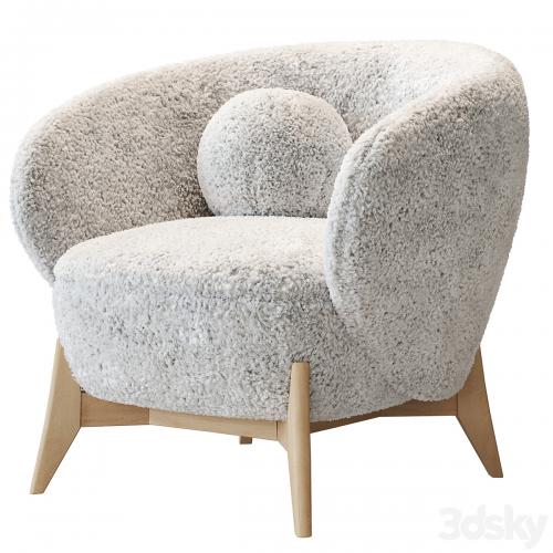 Armchair Tilar Cozy White