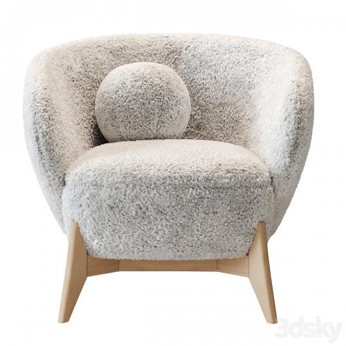 Armchair Tilar Cozy White