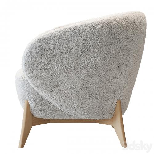 Armchair Tilar Cozy White