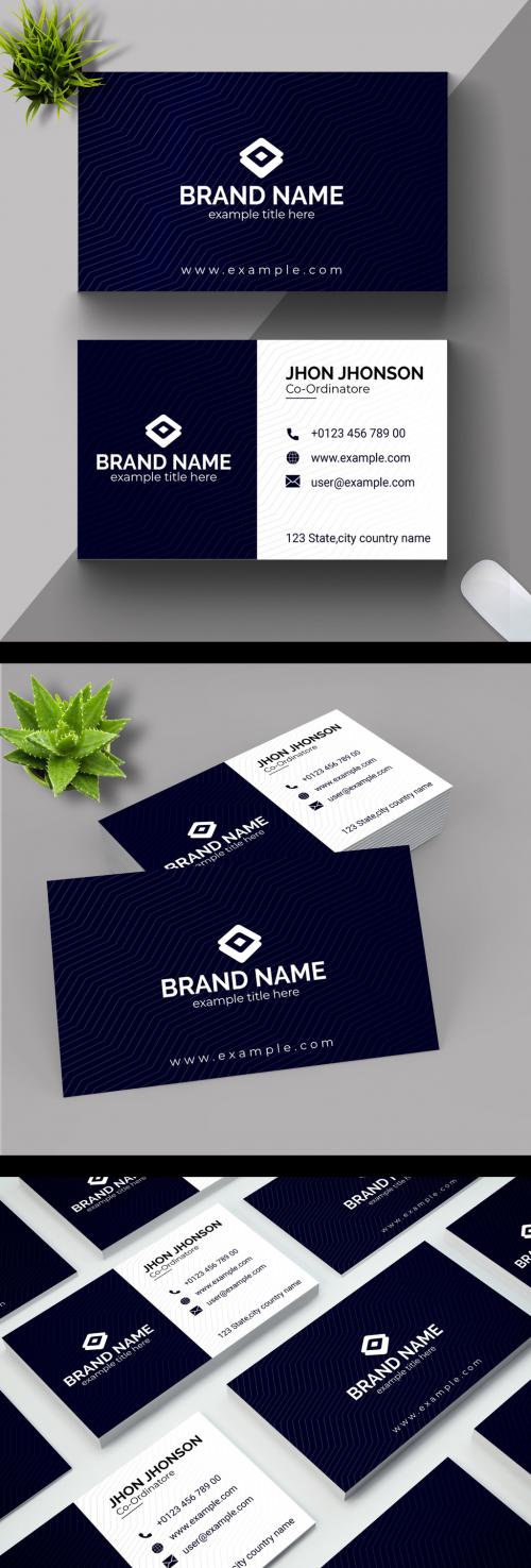 Business Card Layout Design