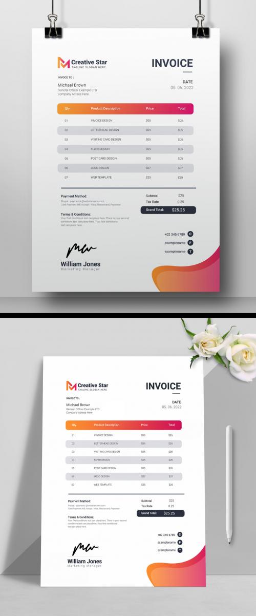 Invoice Design Layout