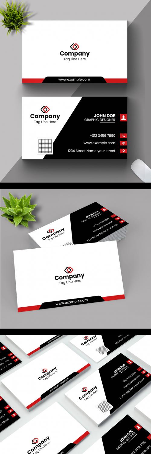 Company Business Card Template