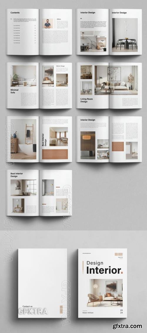 Interior Design Brochure Template 757184026