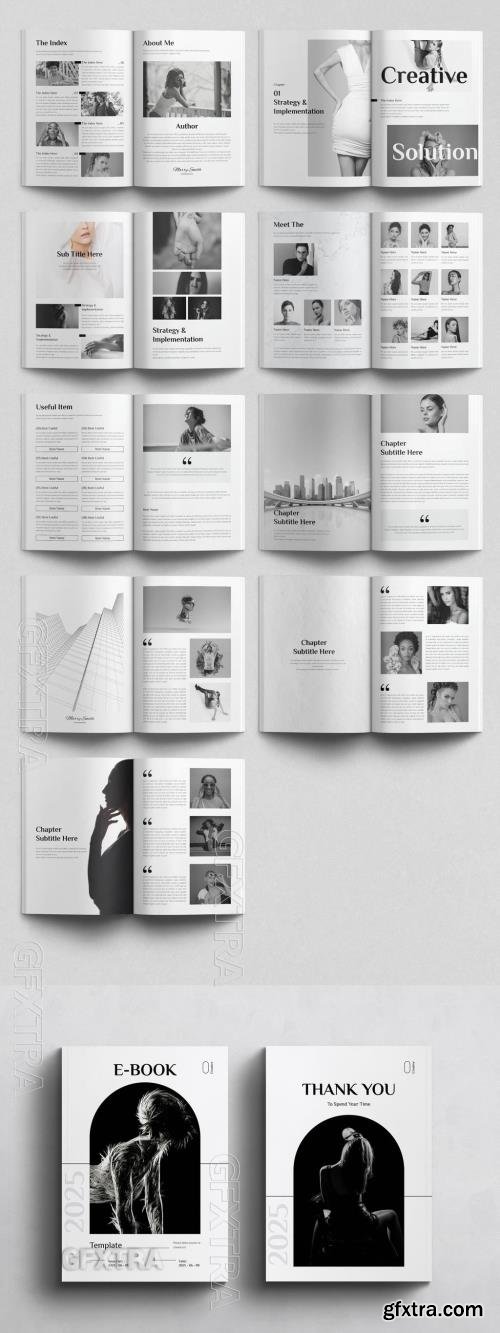 Ebook Template Design Layout 757183879