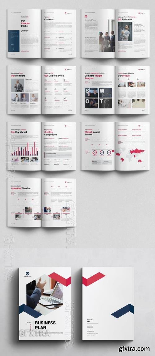 Business Plan Brochure Template 757183613