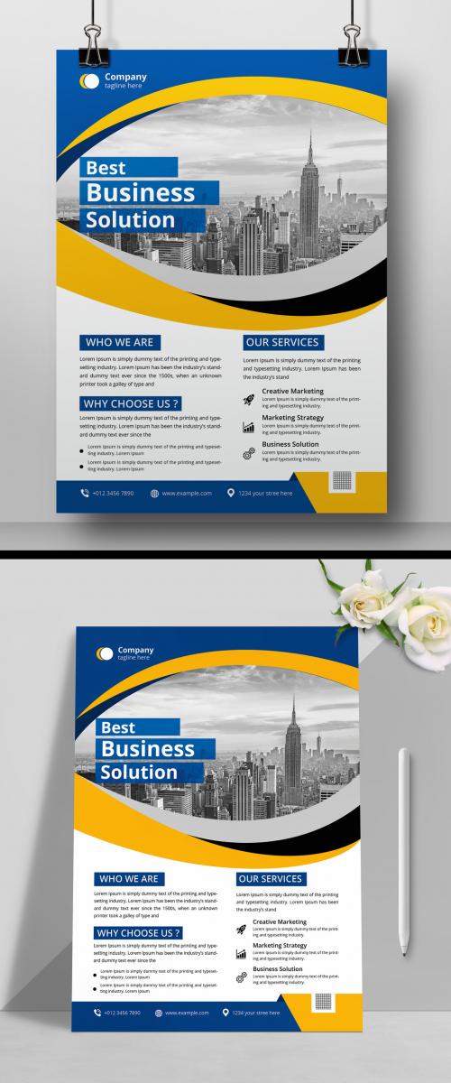 Business Flyer Template Design 2022