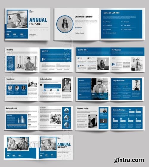 Annual Report Template Landscape 757152434