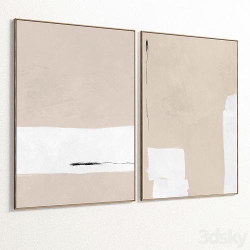 Plaster Two Photo Frame R-188