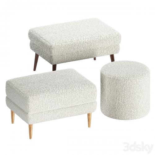 Set of Poufs La Redoute Interieurs