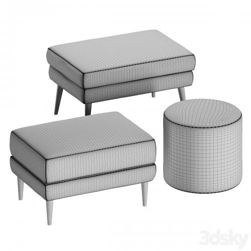 Set of Poufs La Redoute Interieurs