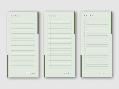 Set of Minimal Planner Layouts