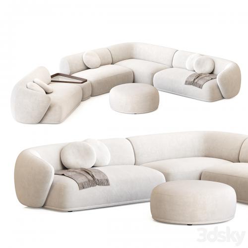 Rene Sofa by Meridiani Set 3