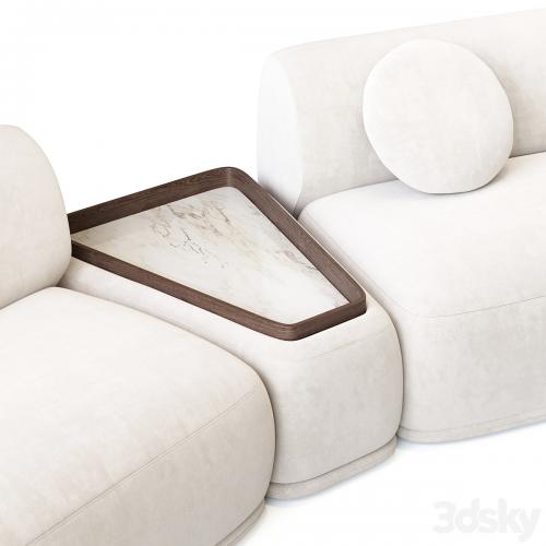 Rene Sofa by Meridiani Set 3