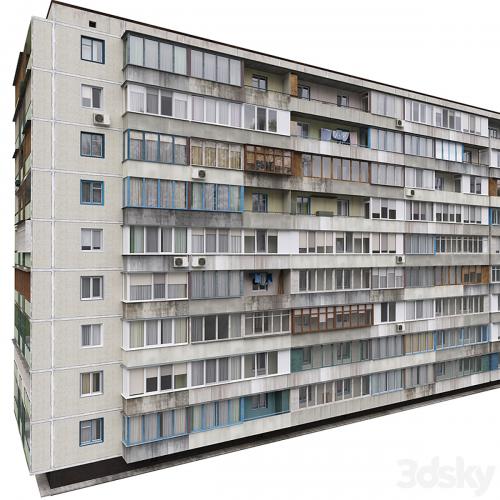 Residential building, Soviet era. Series 1KG-480