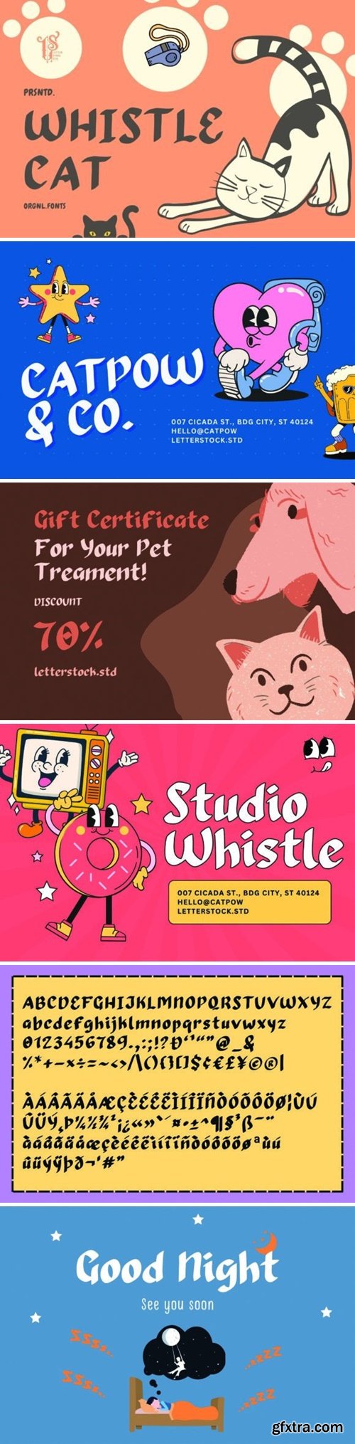 Whistle Cat Font