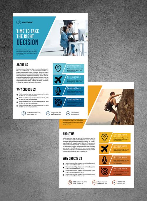 Corporate Business Flyer Layout