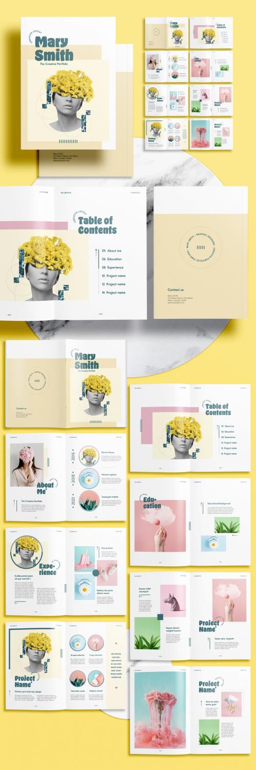 Yellow Portfolio Layout