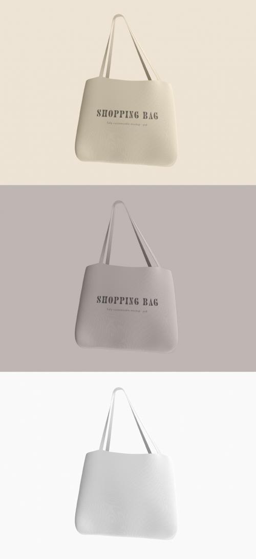 Isolated Shopping Bag Mockup