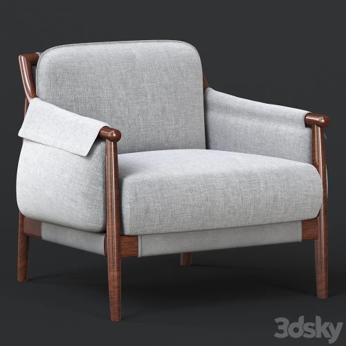 TIMES LOUNGE Fabric armchair